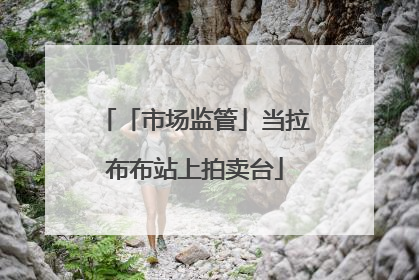 「市场监管」当拉布布站上拍卖台
