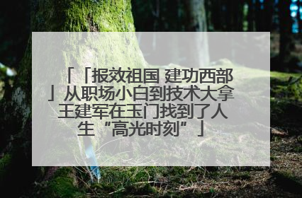 「报效祖国 建功西部」从职场小白到技术大拿 王建军在玉门找到了人生“高光时刻”