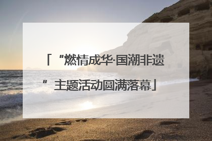 “燃情成华·国潮非遗”主题活动圆满落幕
