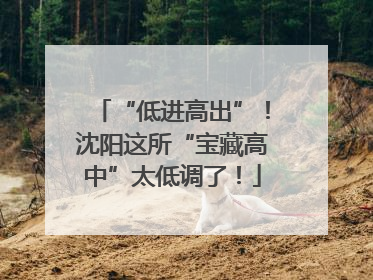 “低进高出”！沈阳这所“宝藏高中”太低调了！