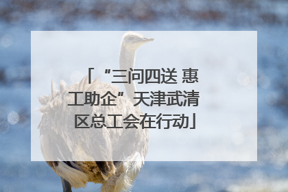 “三问四送 惠工助企”天津武清区总工会在行动