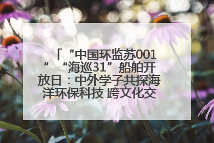 “中国环监苏001”“海巡31”船舶开放日：中外学子共探海洋环保科技 跨文化交流筑牢“蓝色”友谊