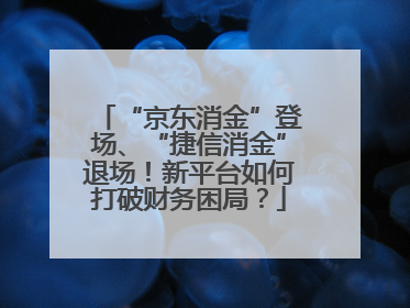 “京东消金”登场、“捷信消金”退场！新平台如何打破财务困局？