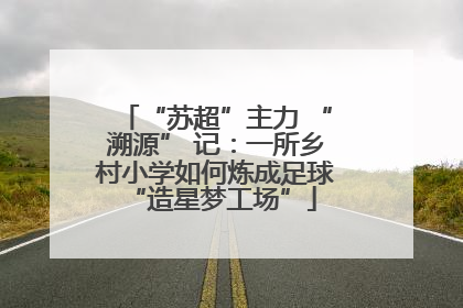 “苏超”主力 “溯源” 记：一所乡村小学如何炼成足球 “造星梦工场”