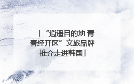 “逍遥目的地 青春经开区”文旅品牌推介走进韩国