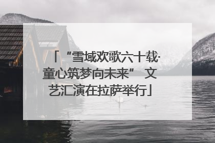 “雪域欢歌六十载·童心筑梦向未来” 文艺汇演在拉萨举行