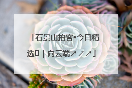 石景山拍客•今日精选⑳｜向云端↗↗↗