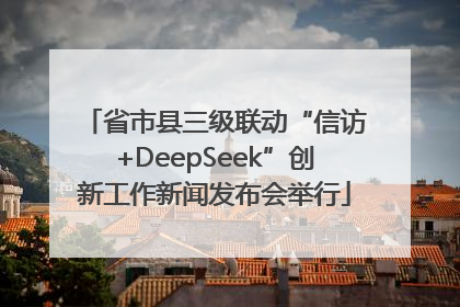 省市县三级联动“信访+DeepSeek”创新工作新闻发布会举行