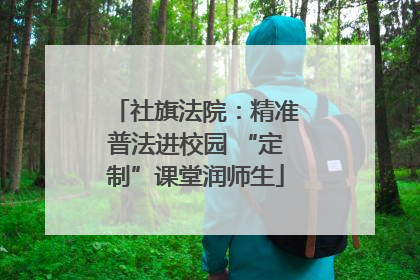 社旗法院：精准普法进校园 “定制”课堂润师生