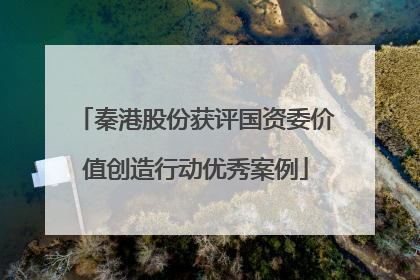 秦港股份获评国资委价值创造行动优秀案例