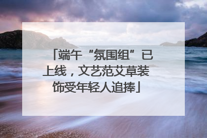 端午“氛围组”已上线，文艺范艾草装饰受年轻人追捧