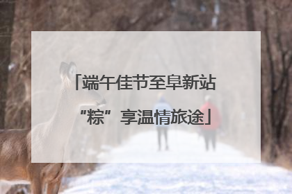 端午佳节至阜新站“粽”享温情旅途