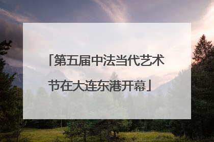 第五届中法当代艺术节在大连东港开幕