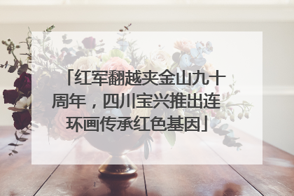 红军翻越夹金山九十周年，四川宝兴推出连环画传承红色基因