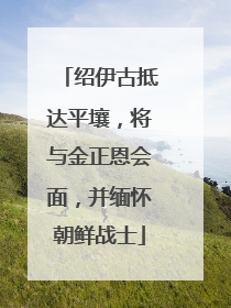 绍伊古抵达平壤，将与金正恩会面，并缅怀朝鲜战士
