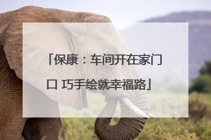 保康：车间开在家门口 巧手绘就幸福路