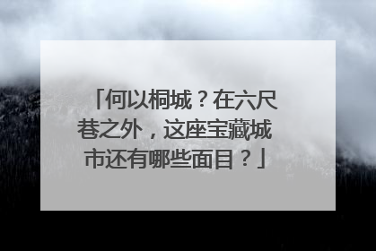 何以桐城？在六尺巷之外，这座宝藏城市还有哪些面目？
