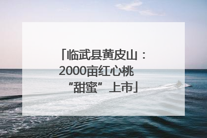 临武县黄皮山：2000亩红心桃“甜蜜”上市