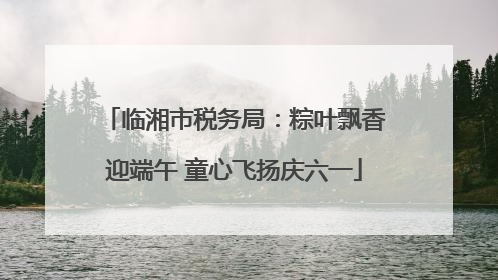 临湘市税务局：粽叶飘香迎端午 童心飞扬庆六一