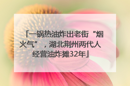 一锅热油炸出老街“烟火气”，湖北荆州两代人经营油炸摊32年