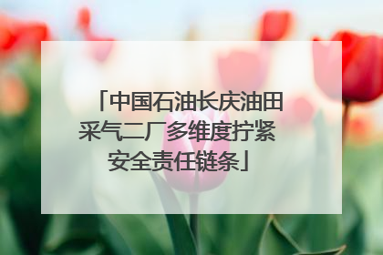 中国石油长庆油田采气二厂多维度拧紧安全责任链条