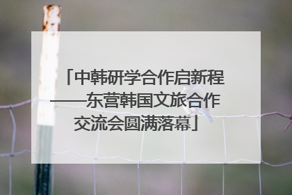 中韩研学合作启新程——东营韩国文旅合作交流会圆满落幕