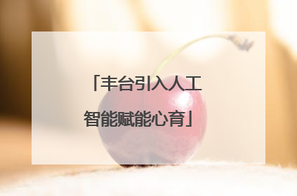 丰台引入人工智能赋能心育