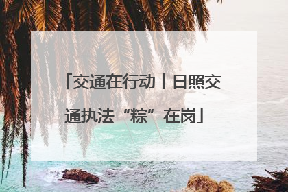 交通在行动丨日照交通执法“粽”在岗
