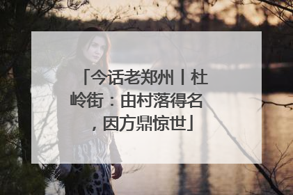 今话老郑州丨杜岭街：由村落得名，因方鼎惊世