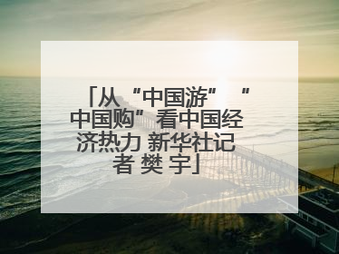 从“中国游”“中国购”看中国经济热力 新华社记者 樊 宇