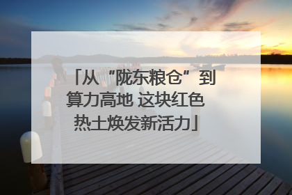 从“陇东粮仓”到算力高地 这块红色热土焕发新活力