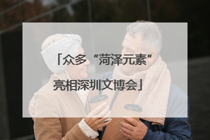 众多“菏泽元素”亮相深圳文博会