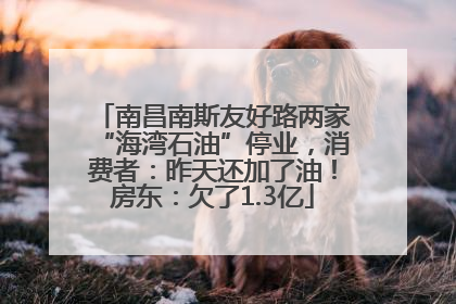 南昌南斯友好路两家“海湾石油”停业，消费者：昨天还加了油！房东：欠了1.3亿