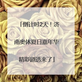 倒计时2天！济南奥体夏日嘉年华精彩剧透来了