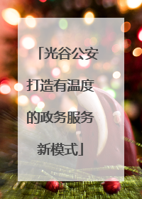 光谷公安打造有温度的政务服务新模式