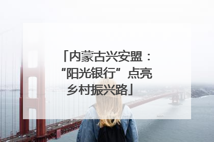 内蒙古兴安盟：“阳光银行”点亮乡村振兴路