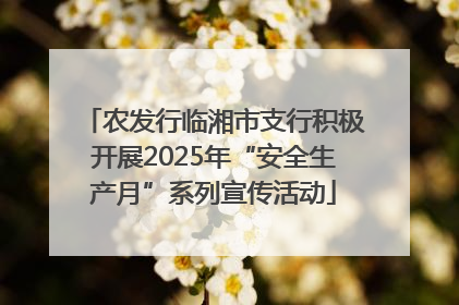 农发行临湘市支行积极开展2025年“安全生产月”系列宣传活动