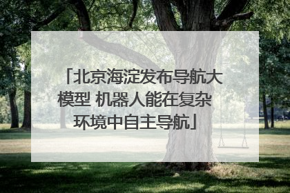 北京海淀发布导航大模型 机器人能在复杂环境中自主导航