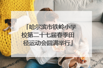 哈尔滨市铁岭小学校第二十七届春季田径运动会圆满举行
