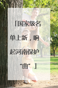 国家级名单上新，响起河南保护“曲”