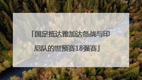 国足抵达雅加达备战与印尼队的世预赛18强赛