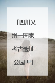 四川又增一国家考古遗址公园！