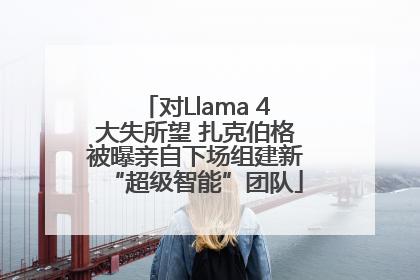 对Llama 4大失所望 扎克伯格被曝亲自下场组建新“超级智能”团队