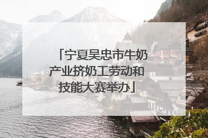 宁夏吴忠市牛奶产业挤奶工劳动和技能大赛举办