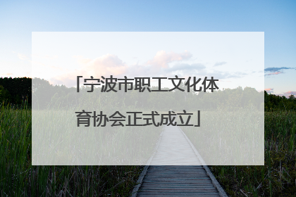 宁波市职工文化体育协会正式成立