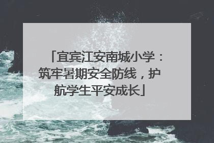 宜宾江安南城小学：筑牢暑期安全防线，护航学生平安成长