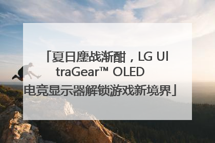夏日鏖战渐酣，LG UltraGear™ OLED电竞显示器解锁游戏新境界