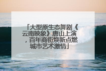 大型原生态舞剧《云南映象》唐山上演，百年商街焕新点燃城市艺术激情