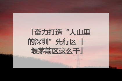 奋力打造“大山里的深圳”先行区 十堰茅箭区这么干