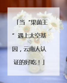 当“果菌王”遇上太空基因，云南人认证的好吃！